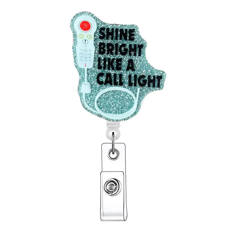 Creative Letter & Controller Design Badge Holder, 1 Count Retractable Badge Reel, Identification Badges & Supplies for Nurses...