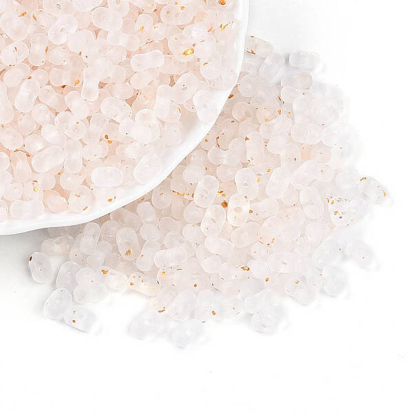 Gradient Color Transparent Frosted Acrylic Beads