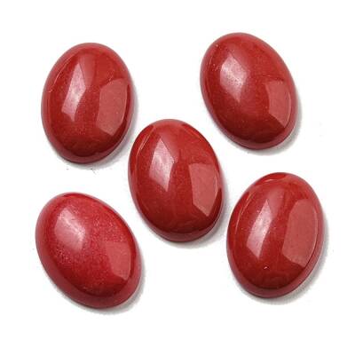 Synthetic Coral Cabochons