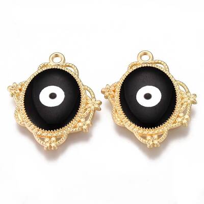 Eco-Friendly Alloy Enamel Pendants