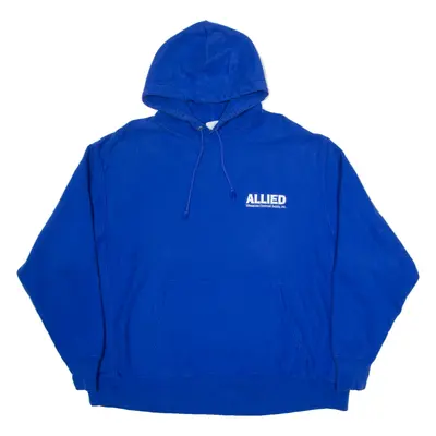 CHAMPION REVERSE WEAVE Allied Wholesale Electrical Supply Mens Blue Hoodie 2XL