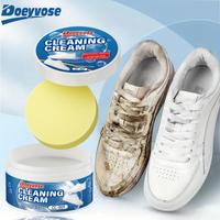 Shoe Cleaning Cream, 1 Count Multifunctional Shoe Cleaning Gel, Quick Drying Low Odor Formula Shoe Cleaner, Suitable for Dail...
