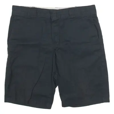 DICKIES Mens Workwear Shorts Black L W36
