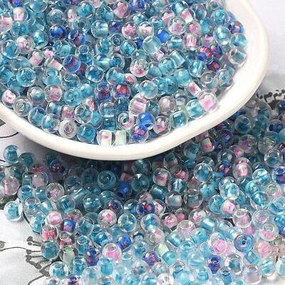 Transparent Glass Round Seed Beads