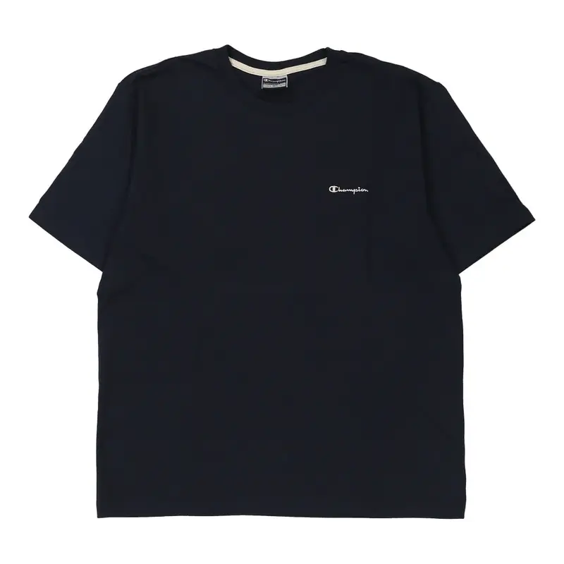 Champion T-Shirt - XL Navy Cotton
