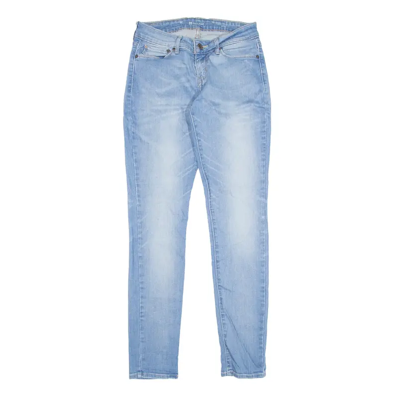 LEVI'S Modern Rise Jeans Blue Denim Slim Skinny Womens W25 L32