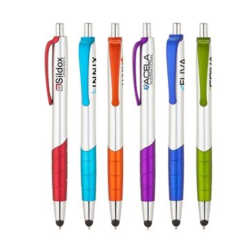 250 Promotional Pinnacle Ballpoint Pen Stylus - Conductive Body