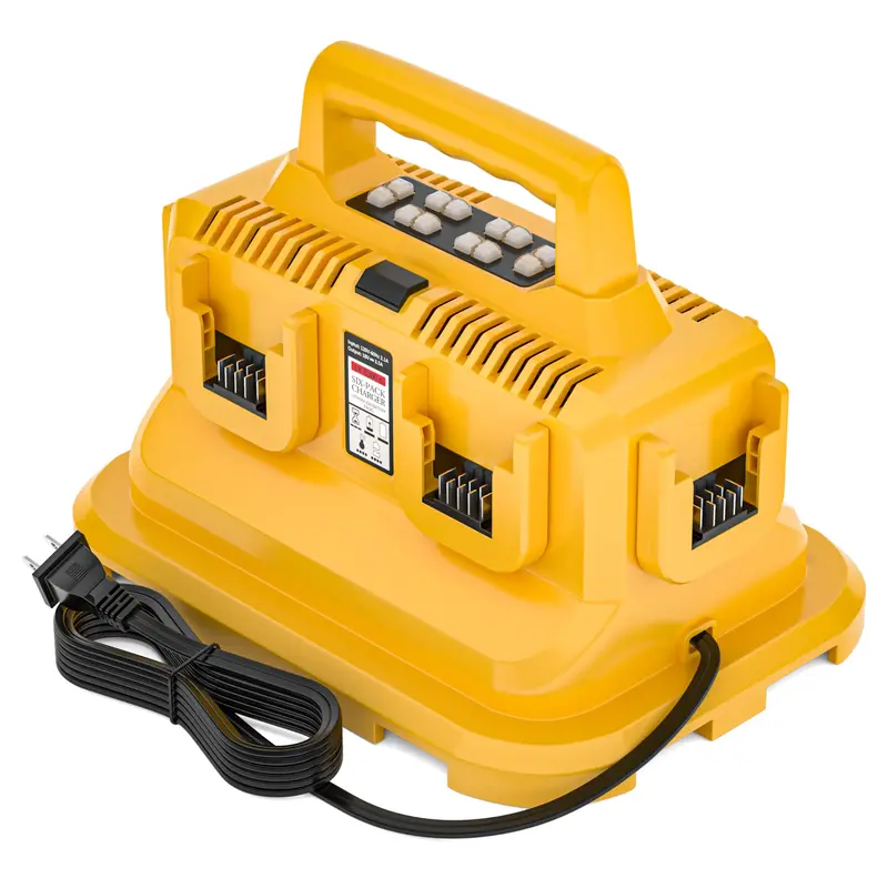 REACELL 6 Ports Rapid Battery Charger Station for Dewalt 20V/60V Batteries, Compatible with Dewalt 20V/60V Flexvolt Battery D...