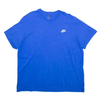 NIKE Mens T-Shirt Blue 2XL