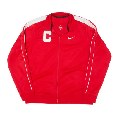 NIKE Track Jacket Red Mens L