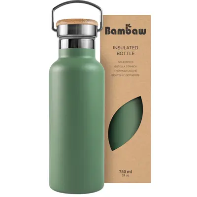 Bambaw Stainless Steel Thermos 750 ml Sage Green