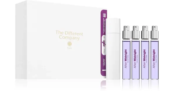 The Different Company After Midnight unisex travel kit 4× 7.5 ml