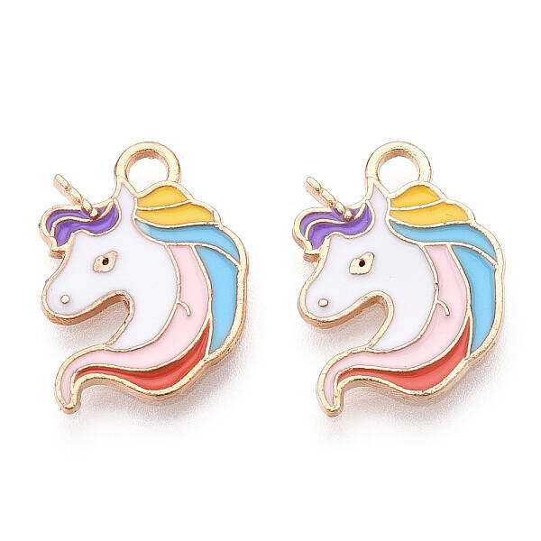 Alloy Enamel Pendants