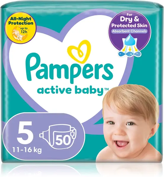 Pampers Active Baby size 5 disposable diaper 11-16 kg 50 pieces