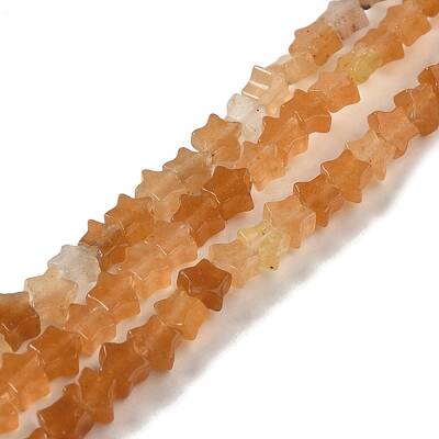 Natural Red Aventurine Beads Strands