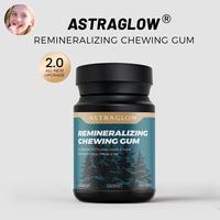AstraGlow Chewing Gum with Nano-Hydroxyapatite for Tooth Repair & Gum Protection & Teeth Whitening - Mint Flavor, 1-Bottle Se...