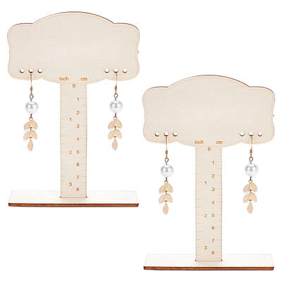 1 Set Wooden Earring Display Stands