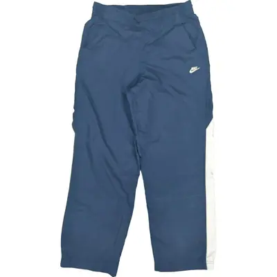 Nike Track Pants - Medium - Blue Polyester