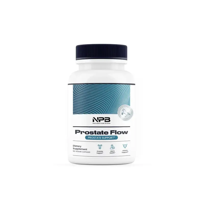Nature's Pure Blend Prostate Flow Prostate Support - Men's Health - Urinary Support - 90 Caps - Organic Saw Palmetto - Turmer...
