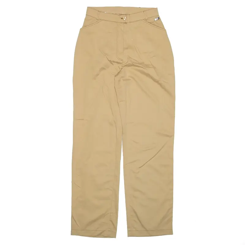 VICINI Beige Regular Straight Trousers Womens W25 L30