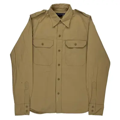 Ralph Lauren Shirt - Medium Beige Cotton