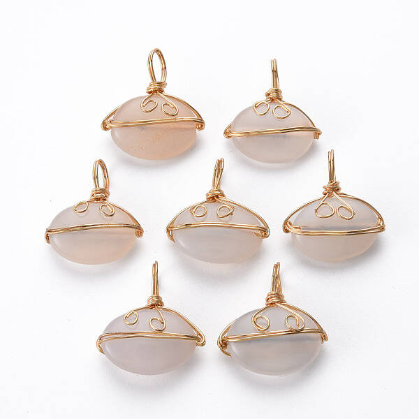 Natural Agate Pendants