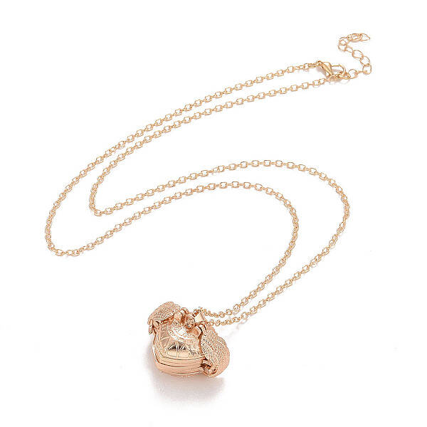 Alloy Multi Picture Photo Heart Locket Pendant Necklace for Women