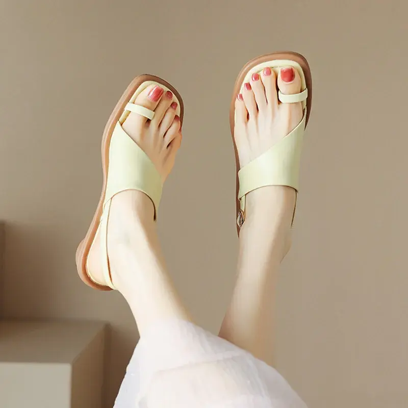 CHIKO Labreana Open Toe Block Heels Flats Sandals