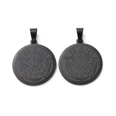 Religion 304 Stainless Steel Flat Round