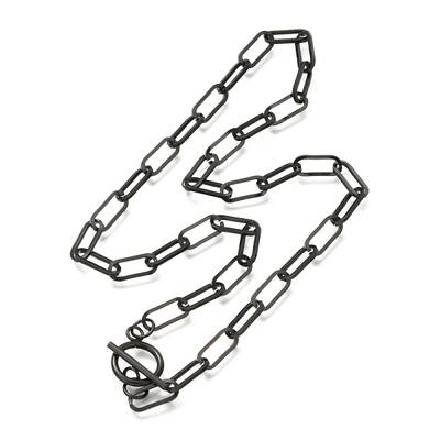Unisex 304 Stainless Steel Paperclip Chain Necklaces