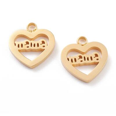 Ion Plating(IP) 304 Stainless Steel Charms