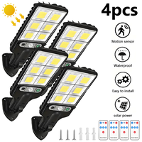 Solar Motion Sensor Lights Outdoor – 2/4-Pack Bestselling Super Bright LED with Remote, IP65 Waterproof & Wireless Install ...