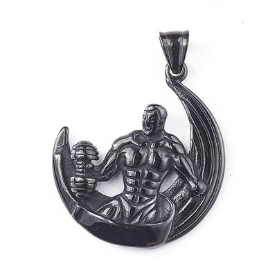 304 Stainless Steel Bodybuilder Pendants