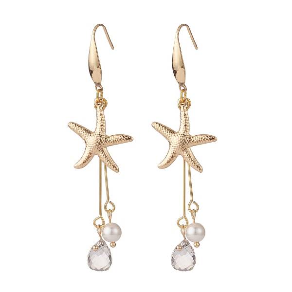 Starfish/Sea Stars 304 Stainless Steel Dangle Earring