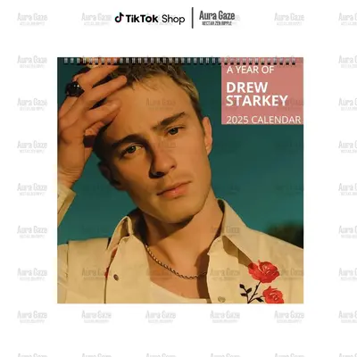 Drew Starkey 2025 Wall Calendar Planner, Outerbanks OBX, Unique Holiday Gift, Gift For Her, Drew Starkey Celebrity Merchandis...