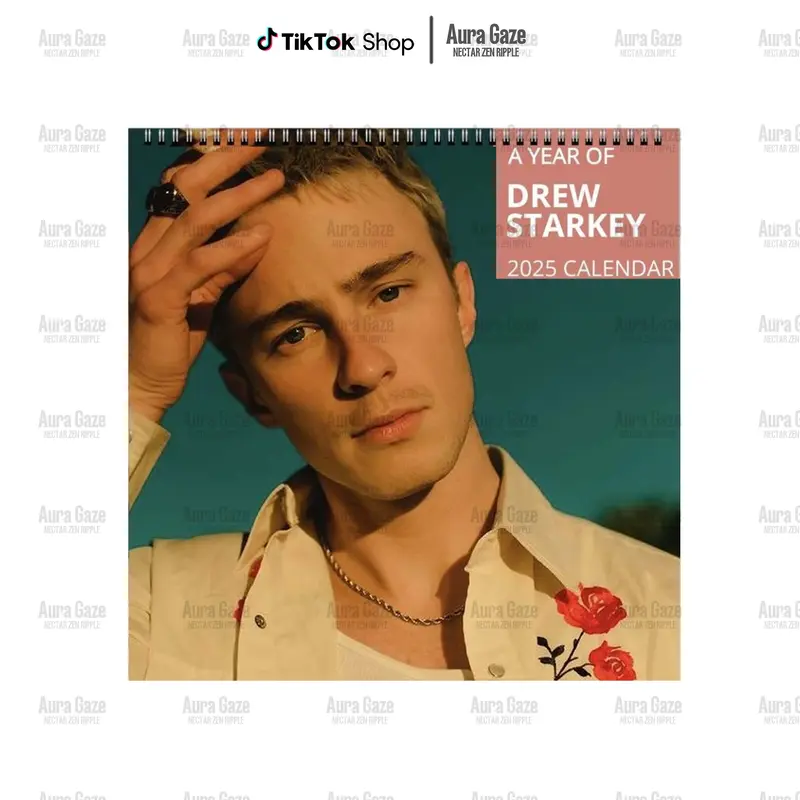 Drew Starkey 2025 Wall Calendar Planner, Outerbanks OBX, Unique Holiday Gift, Gift For Her, Drew Starkey Celebrity Merchandis...