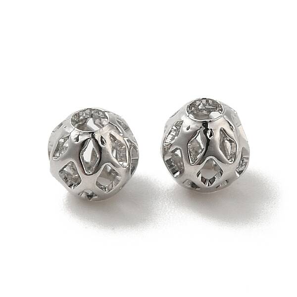 Brass Hollow Spacer Beads