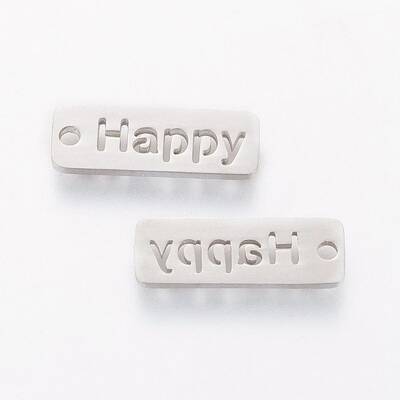 5Pcs 304 Stainless Steel Pendants