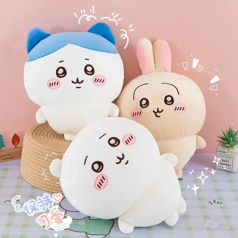 20-50CM Cartoon Usachi Chiikawa Doll Jiikawa Chikawa Series Doll Hachi Self-deprecating Bear Plush Toy Pillow Children's Gift