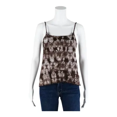 SCOOTER Tie Dye Vest Top Brown Sleeveless Womens XL
