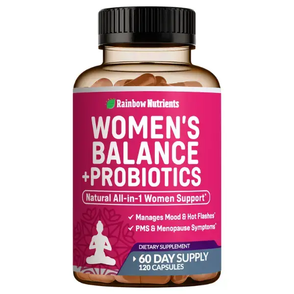 Women's Wellness Supplement + Probiotics, Feminine Balance | pH & Flora Support | Promotes Restful Nights & Fresh Feeling | N...