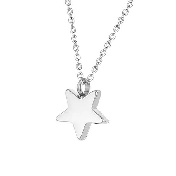 Non-Tarnish Star Stainless Steel Pendant Necklace