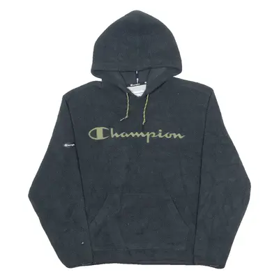 CHAMPION Fleece Mens Black Hoodie M