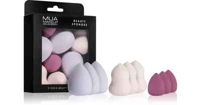 MUA Makeup Academy Beauty Sponge foundation sponge 9 pieces