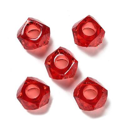 Transparent Resin European Beads