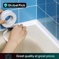 Waterproof Bathroom Sealing Strip, 1/2/3 Counts Self Adhesive Tape, Wall Corner Line Sticker for Home Kitchen Bathroom, Bathr...