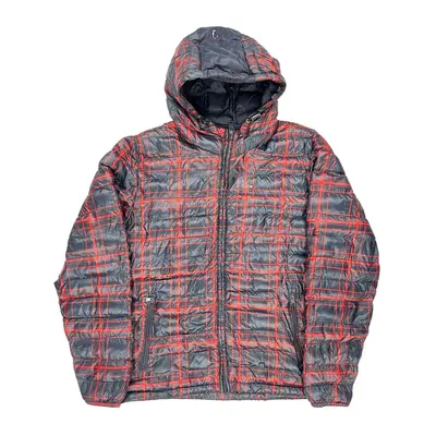 Tommy Hilfiger Checked Puffer - Large Red Polyester