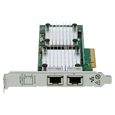 656596-B21 HP 2 x RJ45 Ports 10Gb/s 10GBase-T PCI-Express 2.0 X8 530T Network Ethernet Adapter