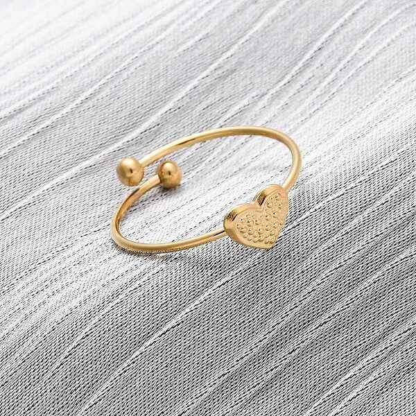 304 Stainless Steel Open Cuff Ring for Women
