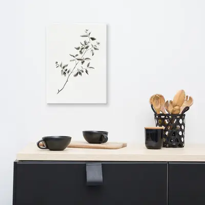 Whispering Leaves - Minimalist Nature Art